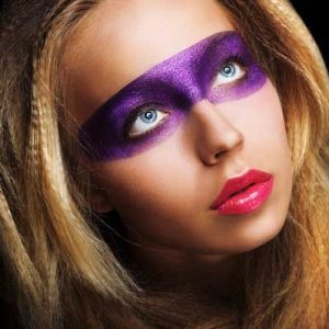 Maquillaje purpurina