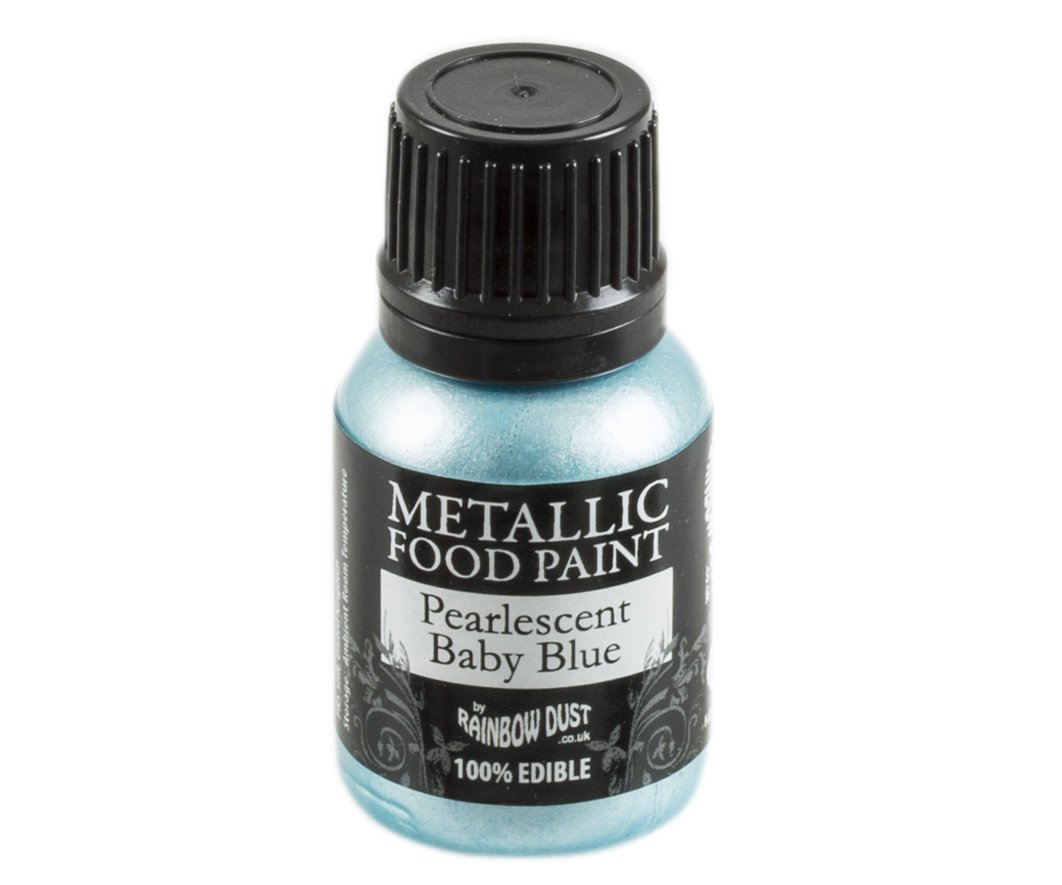 The Rainbow Dust - Pintura Comestible Pearlescent Baby Blue 25Ml